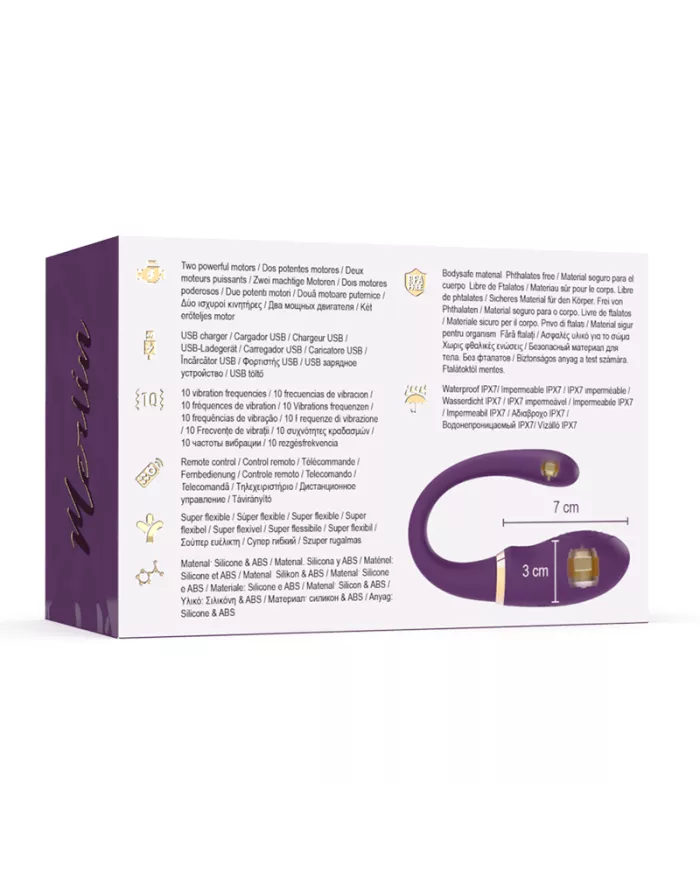 TREASURE - MERLIN DOUBLE COUPLE VIBRATEUR TÉLÉCOMMANDE
