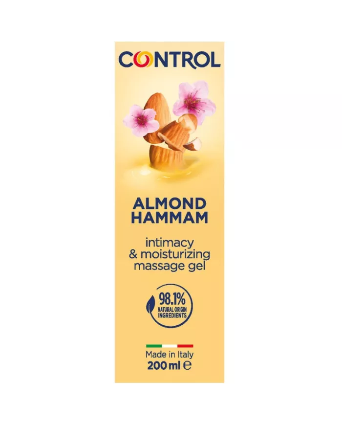 CONTROL - GEL DE MASSAGE HAMMAM AUX AMANDES 3 EN 1 200 ML