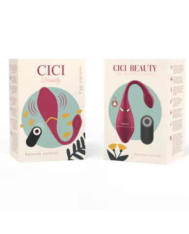 CICI BEAUTY - PREMIUM SILICONE EGG VIBRATEUR TÉLÉCOMMANDE CICI BEAUTY - PREMIUM SILICONE EGG VIBRATEUR TÉLÉCOMMANDE