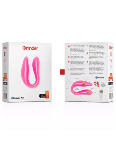 ONINDER - LISBOA G-SPOT & CLITORAL STIMULATEUR ROSE - APPLICATION GRATUITE