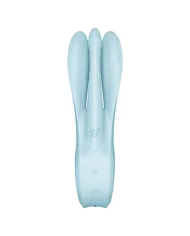 SATISFYER - VIBRATEUR THREESOME 1 BLEU