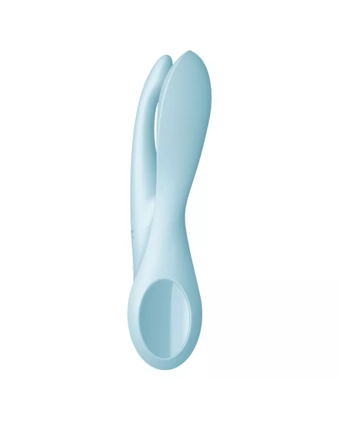 SATISFYER - VIBRATEUR THREESOME 1 BLEU