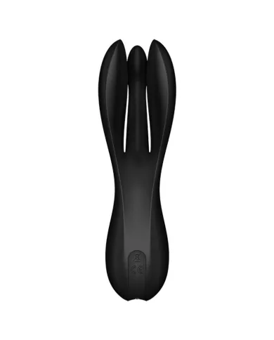 SATISFYER - VIBRATEUR THREESOME 2 NOIR