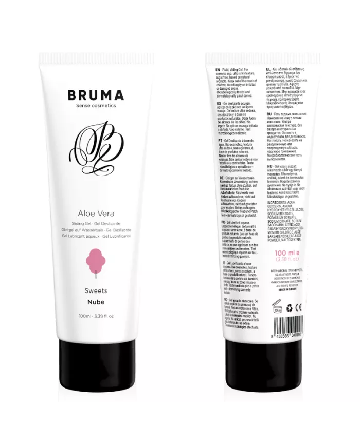 BRUMA - GEL GLISSANT À L'ALOE VERA SAVEUR BONBONS 100 ML