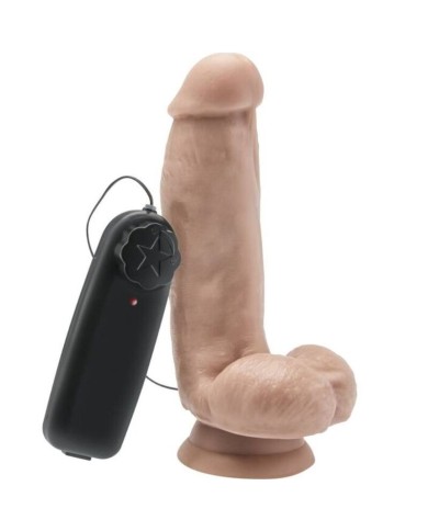GET REAL - GODE 12 CM AVEC BILLES VIBRATEUR SKIN