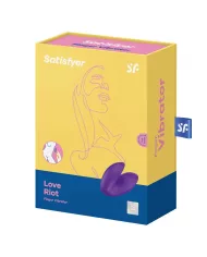 SATISFYER - VIBRATEUR  DOIGTS LOVE RIOT VIOLET SATISFYER - VIBRATEUR  DOIGTS LOVE RIOT VIOLET