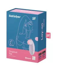 SATISFYER - VIBRATEUR  POSER TROPICAL TIP LILAS