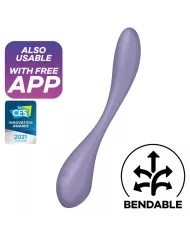 SATISFYER - VIBRATEUR MULTI G-SPOT FLEX 5 LILAS