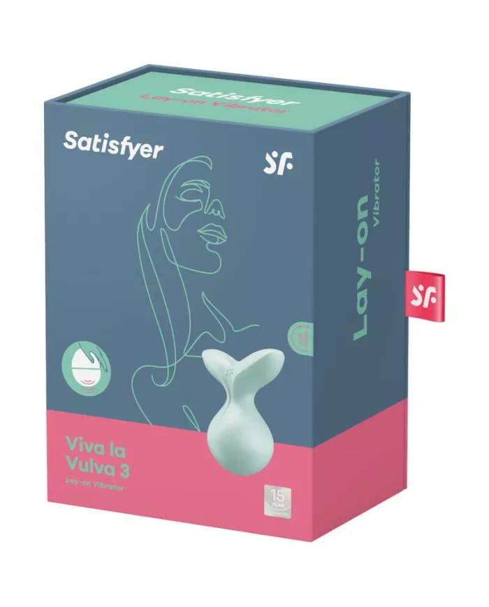 SATISFYER - VIBRATEUR  POSER VIVA LA VULVA 3 VERT SATISFYER - VIBRATEUR  POSER VIVA LA VULVA 3 VERT
