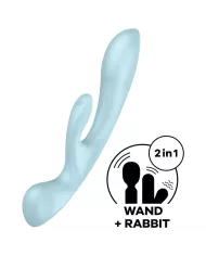 SATISFYER - VIBRATION HYBRIDE TRIPLE OH BLEU SATISFYER - VIBRATION HYBRIDE TRIPLE OH BLEU