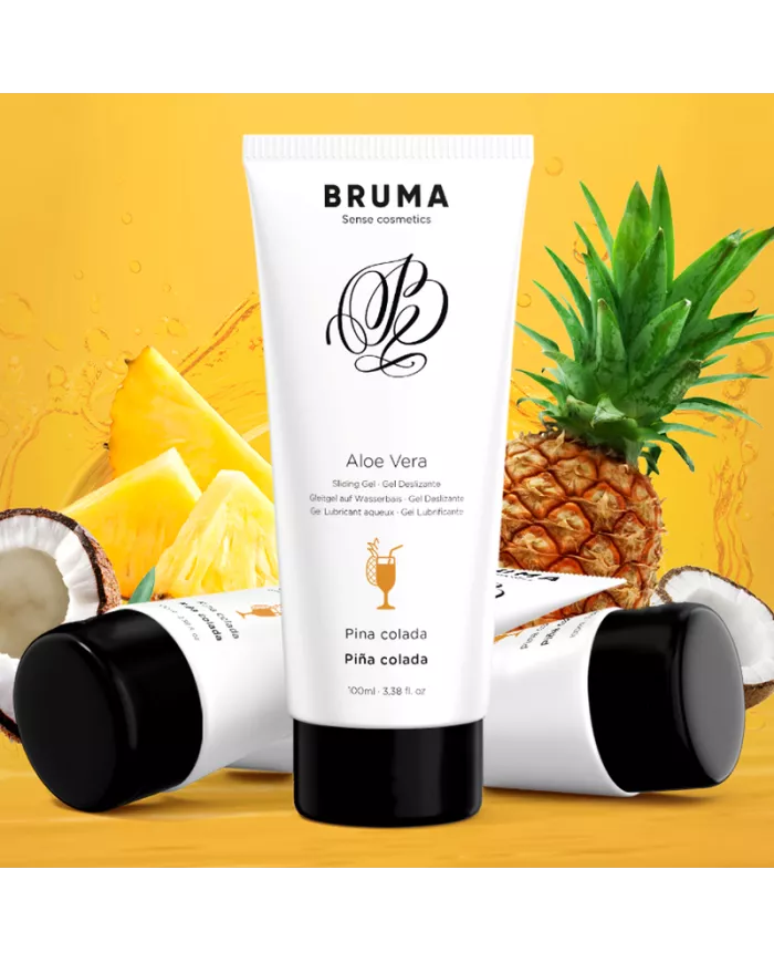BRUMA - GEL GLISSANT À L''ALOE VERA SAVEUR PINA COLADA 100 ML