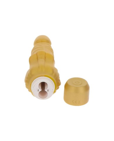 GET REAL - GOLD DICKER STIM VIBRATEUR OR