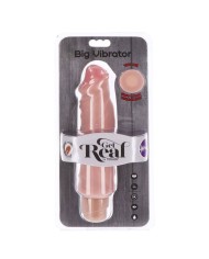 GET REAL - GRAND VIBRATEUR DOUBLE DENSITÉ 20,5 CM PEAU