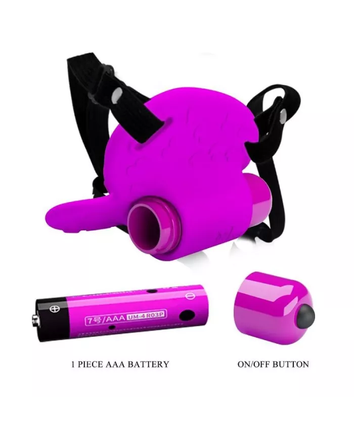 PRETTY LOVE - MASSEUR DE CLITORIS HEARTBEAT 10 MODES DE VIBRATION VIOLET