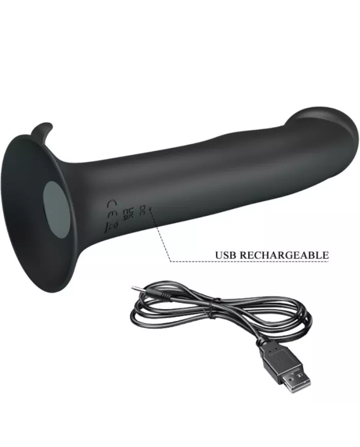 PRETTY LOVE - VIBRATEUR MURRAY ET ONDES STIMULANTES CLITORIDIENNES NOIR