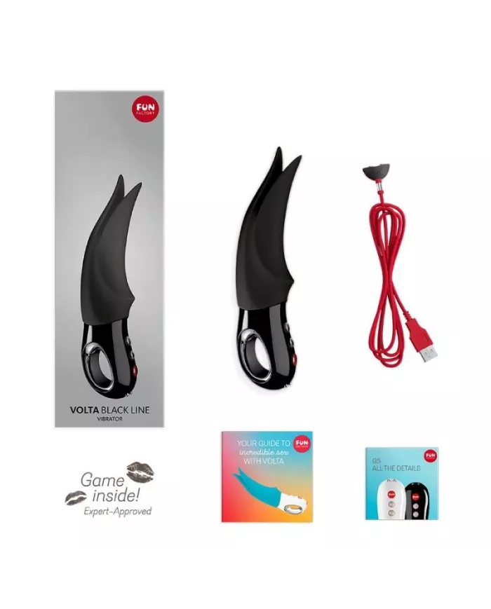 FUN FACTORY - VIBRATEUR CLITORAL VOLTA LIGNE NOIRE FUN FACTORY - VIBRATEUR CLITORAL VOLTA LIGNE NOIRE