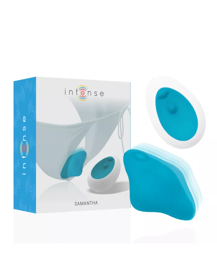 INTENSE - SAMANTHA PANTIE TÉLÉCOMMANDE BLEU INTENSE - SAMANTHA PANTIE TÉLÉCOMMANDE BLEU