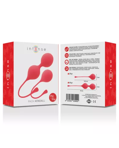 INTENSE - PACK BALLES KEGEL KENDALL ROUGE