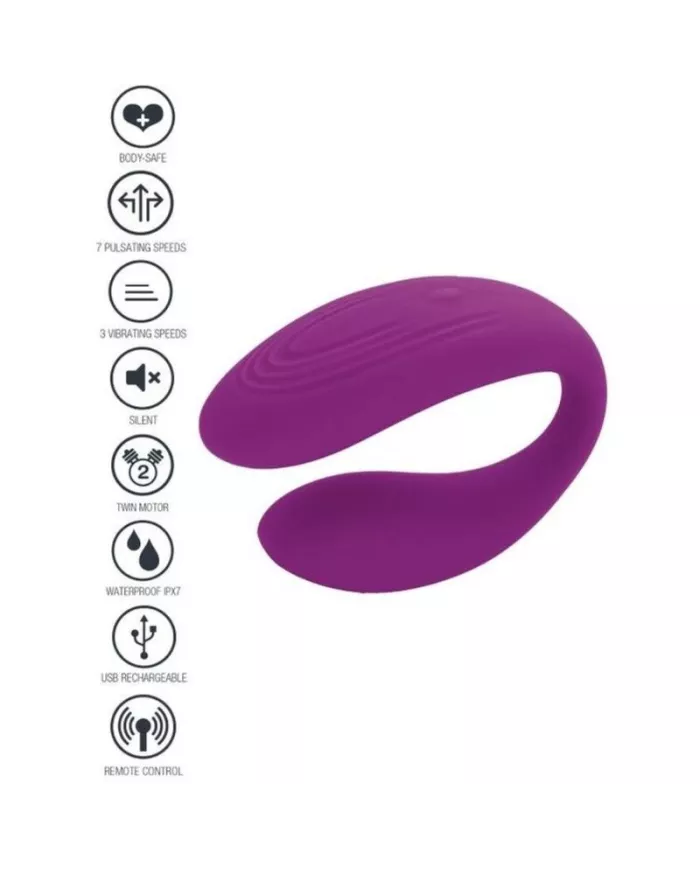 XOCOON - VIBRATEUR BOUND LOVE COUPLES VIOLET XOCOON - VIBRATEUR BOUND LOVE COUPLES VIOLET