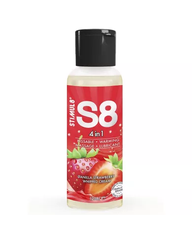 STIMUL8 - S8 LUBRIFIANT DESSERT FRAISE 4 EN 1 125 ML