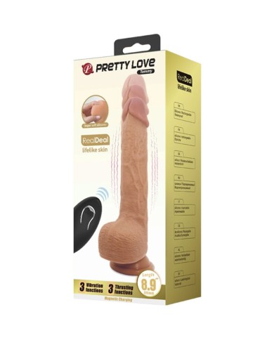 PRETTY LOVE - VIBRATEUR GODE RÉALISTE TOMMY 22.5 CM