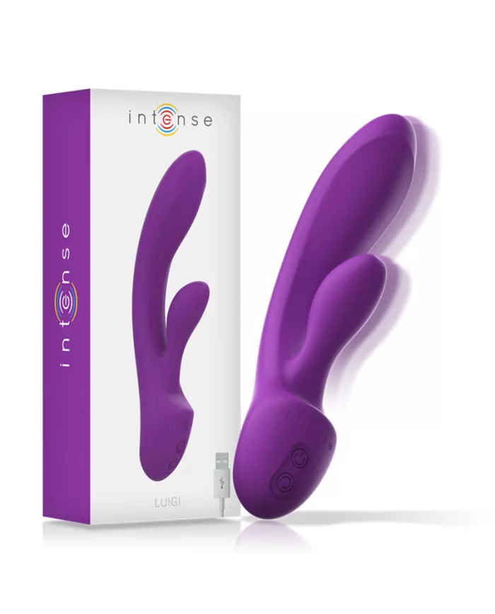 INTENSE - LUIGI RABBIT VIBRATEUR LIQUIDE SILICONE VIOLET