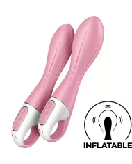 SATISFYER - VIBRATEUR POMPE A AIR 2 ROSE