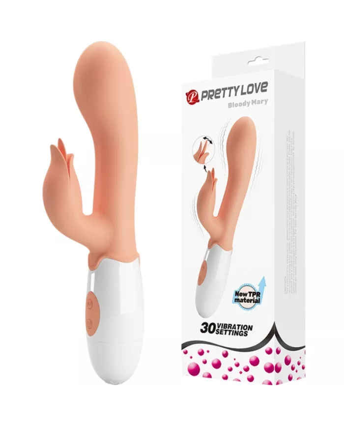 PRETTY LOVE - BLOODY MARY VIBRATEUR AVEC STIMULATEUR