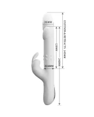 PRETTY LOVE - VIBRATEUR REESE AVEC ROTATION ARGENTÉE PRETTY LOVE - VIBRATEUR REESE AVEC ROTATION ARGENTÉE