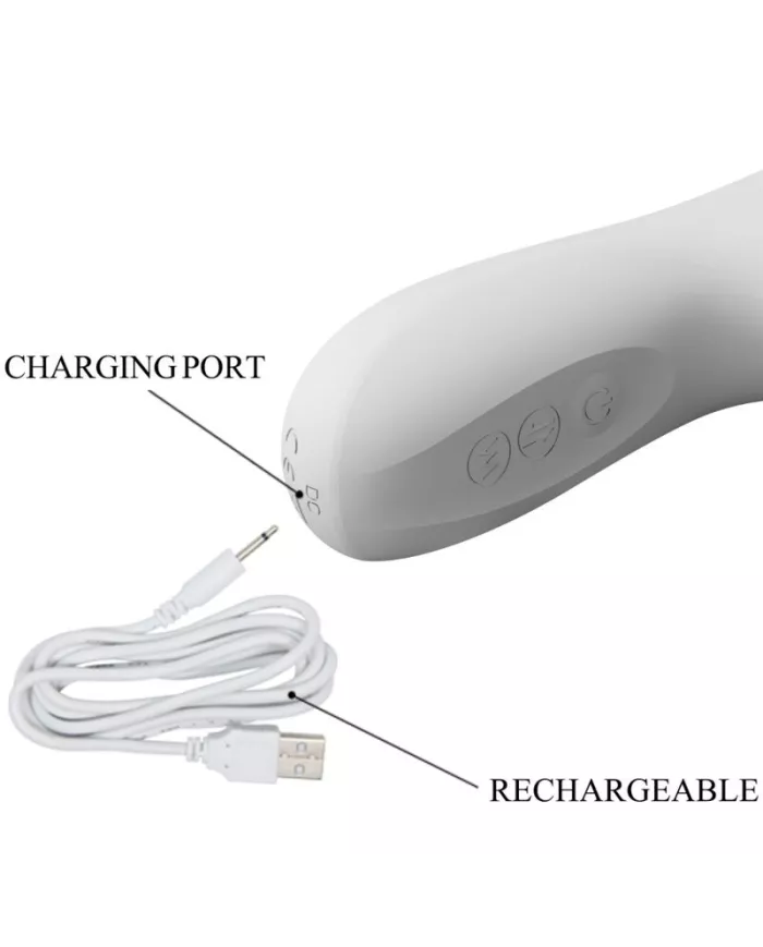 PRETTY LOVE - VIBRATEUR REESE AVEC ROTATION ARGENTÉE PRETTY LOVE - VIBRATEUR REESE AVEC ROTATION ARGENTÉE