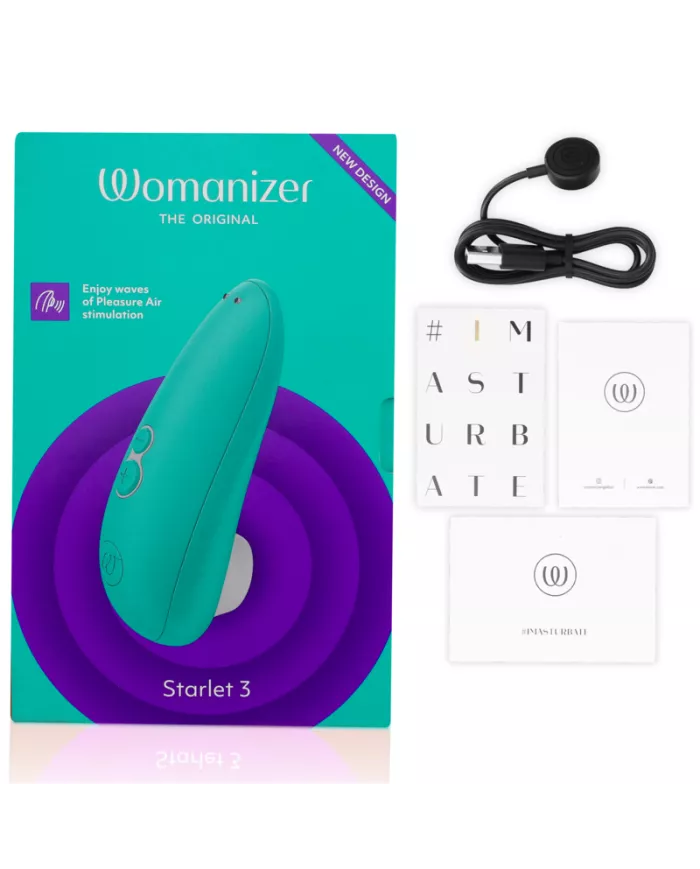 WOMANIZER - STIMULATEUR CLITORAL STARLET 3 TURQUOISE
