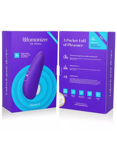 WOMANIZER - STIMULATEUR CLITORAL STARLET 3 INDIGO