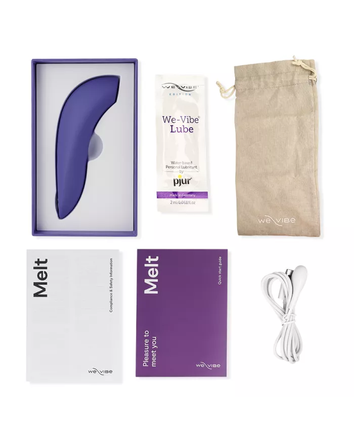 WE-VIBE - STIMULATEUR DE CLITORIS MELT BLEU MINUIT WE-VIBE - STIMULATEUR DE CLITORIS MELT BLEU MINUIT