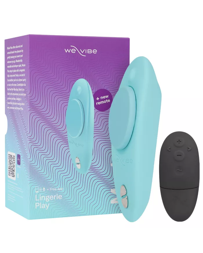 WE-VIBE - VIBRATEUR MOXIE + AQUA CLITORAL