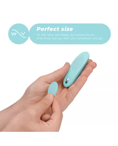 WE-VIBE - VIBRATEUR MOXIE + AQUA CLITORAL