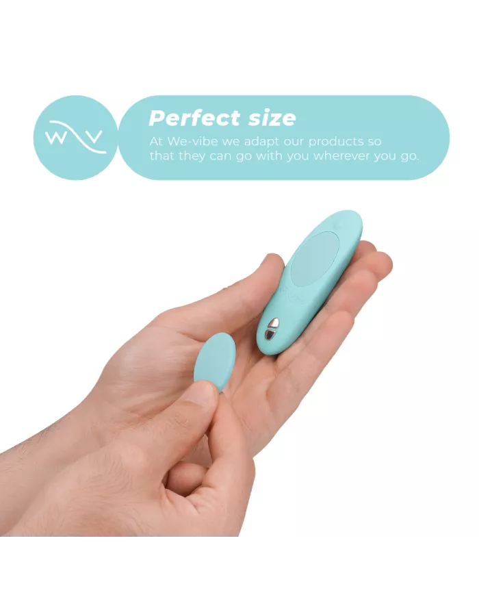WE-VIBE - VIBRATEUR MOXIE + AQUA CLITORAL