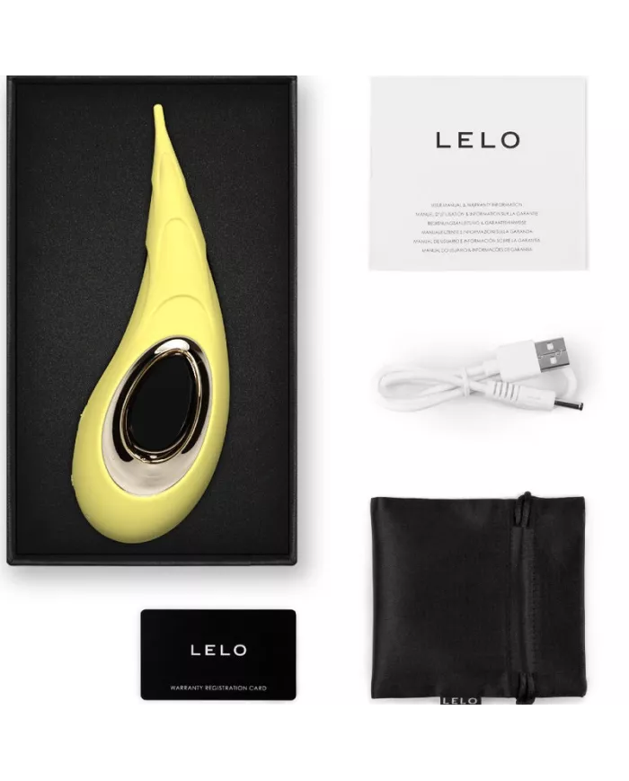 LELO - STIMULATEUR DE CLITORIS DOT CRUISE JAUNE LELO - STIMULATEUR DE CLITORIS DOT CRUISE JAUNE