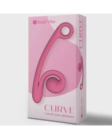 SNAIL VIBE - VIBRATEUR COURBE ROSE SNAIL VIBE - VIBRATEUR COURBE ROSE