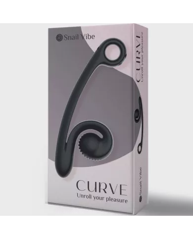 SNAIL VIBE - VIBRATEUR COURBE NOIR SNAIL VIBE - VIBRATEUR COURBE NOIR