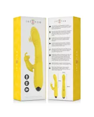 INTENSE - VIBRATEUR MULTIFONCTION TOKY UP & DOWN AVEC STIMULATEUR CLITORAL JAUNE INTENSE - VIBRATEUR MULTIFONCTION TOKY UP & DOWN AVEC STIMULATEUR CLITORAL JAUNE