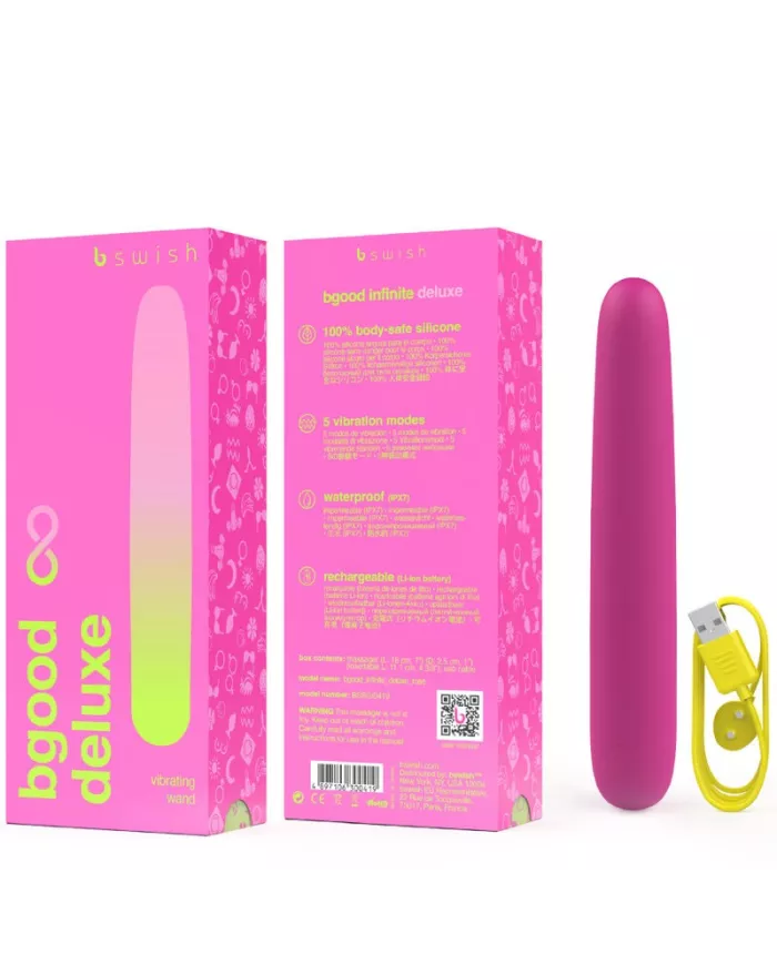 B SWISH - VIBRATEUR RECHARGEABLE B SWISH - BGOOD INFINITE DELUXE SILICONE ROSE B SWISH - VIBRATEUR RECHARGEABLE B SWISH - BGOOD INFINITE DELUXE SILICONE ROSE
