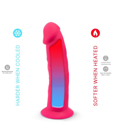 SILEXD - MODÈLE DE PÉNIS RÉALISTE 2 ROSE + TÉLÉCOMMANDE LRS 17 CM
