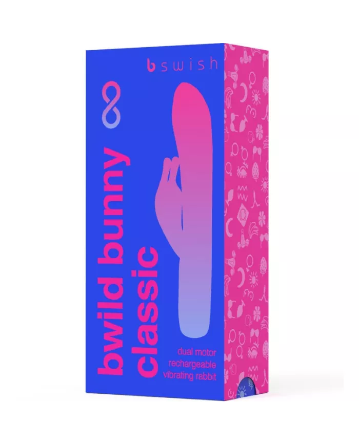 B SWISH - VIBRATEUR RECHARGEABLE CLASSIQUE BWILD BUNNY INFINITE SILICONE BLEU B SWISH - VIBRATEUR RECHARGEABLE CLASSIQUE BWILD BUNNY INFINITE SILICONE BLEU