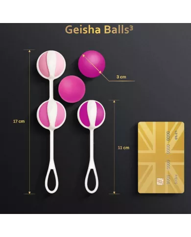 G-VIBE - SET 5 BOULES DE GEISHA3 ROSE G-VIBE - SET 5 BOULES DE GEISHA3 ROSE