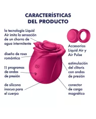 SATISFYER - AIR PULSE VIBRATEUR FLEUR CLASSIQUE PRO 2 SATISFYER - AIR PULSE VIBRATEUR FLEUR CLASSIQUE PRO 2