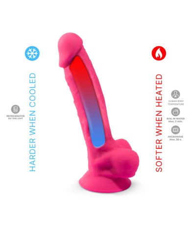 SILEXD - MODÈLE DE PÉNIS RÉALISTE 18 VIBRATIONS ROSE + TÉLÉCOMMANDE LRS