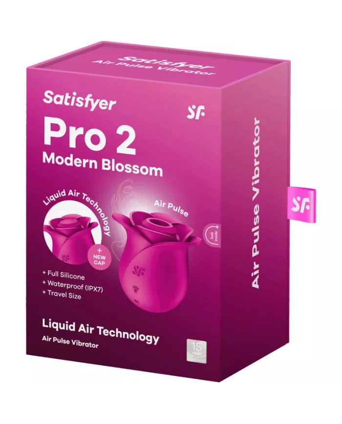 SATISFYER - AIR PULSE VIBRATEUR FLEUR MODERNE PRO 2 SATISFYER - AIR PULSE VIBRATEUR FLEUR MODERNE PRO 2