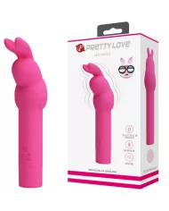 PRETTY LOVE - VIBRATEUR EN SILICONE GERARDO FUSCHIA RABBIT