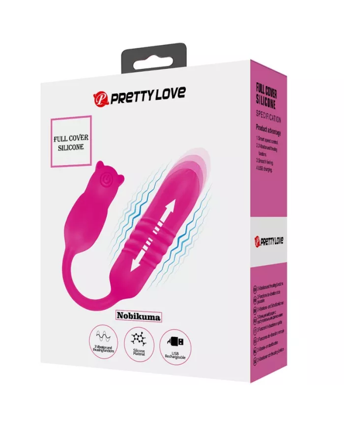 PRETTY LOVE - NOBIKUMA BALLE VIBRANTE EN SILICONE ROSE