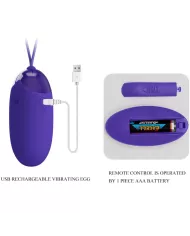 PRETTY LOVE - BERGER YOUTH OEUF VIBRANT TÉLÉCOMMANDÉ VIOLET